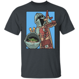 T-Shirts Dark Heather / YXS Mando and the Child Youth T-Shirt