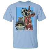 T-Shirts Light Blue / YXS Mando and the Child Youth T-Shirt