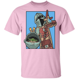 T-Shirts Light Pink / YXS Mando and the Child Youth T-Shirt