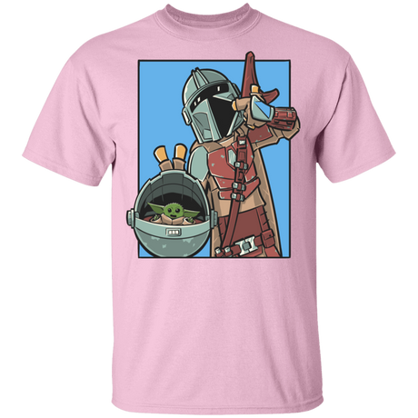 T-Shirts Light Pink / YXS Mando and the Child Youth T-Shirt