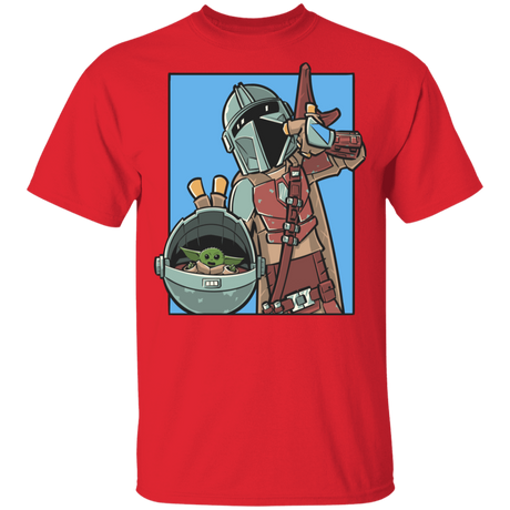 T-Shirts Red / YXS Mando and the Child Youth T-Shirt