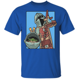 T-Shirts Royal / YXS Mando and the Child Youth T-Shirt