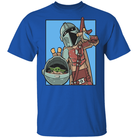 T-Shirts Royal / YXS Mando and the Child Youth T-Shirt