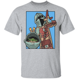 T-Shirts Sport Grey / YXS Mando and the Child Youth T-Shirt