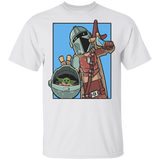 T-Shirts White / YXS Mando and the Child Youth T-Shirt