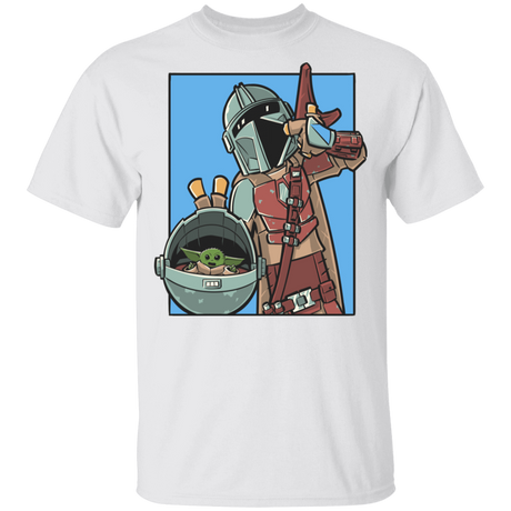 T-Shirts White / YXS Mando and the Child Youth T-Shirt