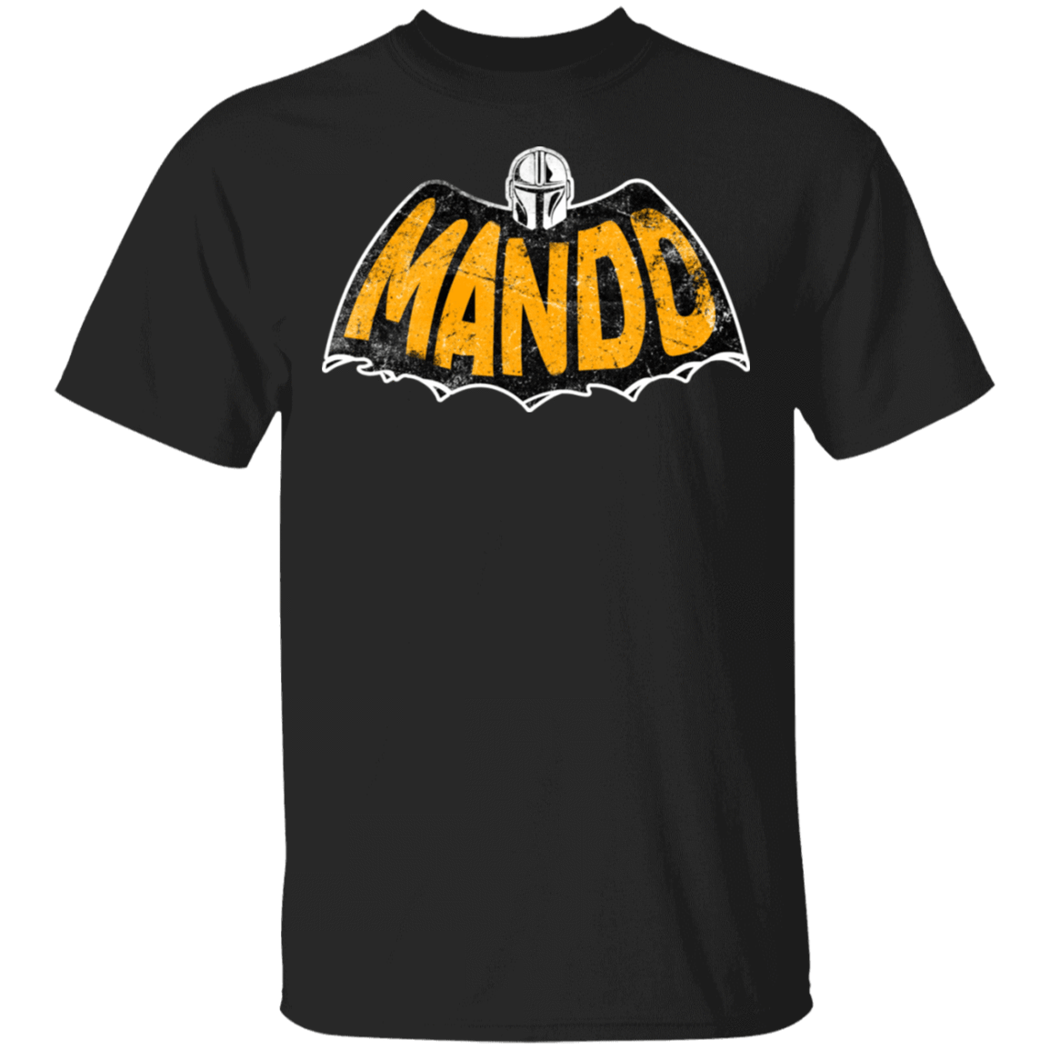 T-Shirts Black / S Mando Bat T-Shirt