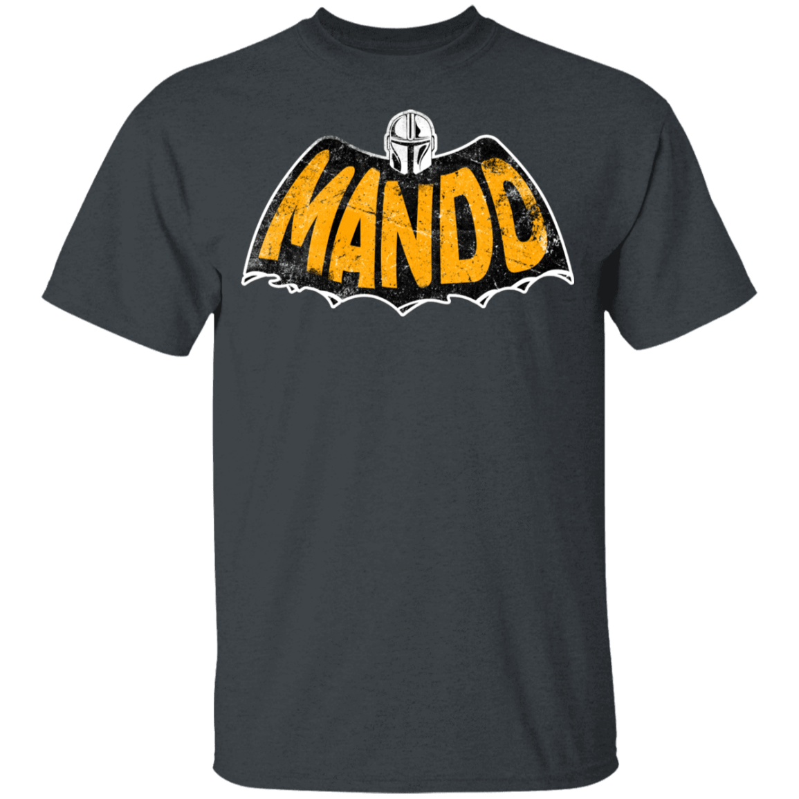 T-Shirts Dark Heather / YXS Mando Bat Youth T-Shirt