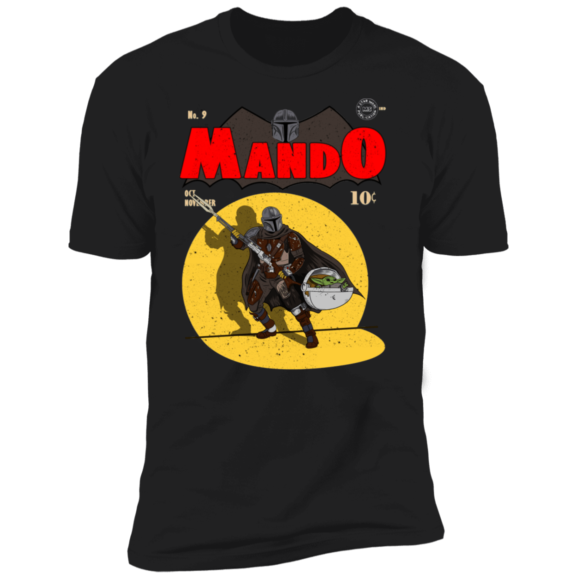 T-Shirts Black / X-Small Mando Men's Premium T-Shirt