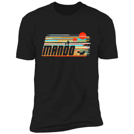 T-Shirts Black / X-Small Mando Men's Premium T-Shirt