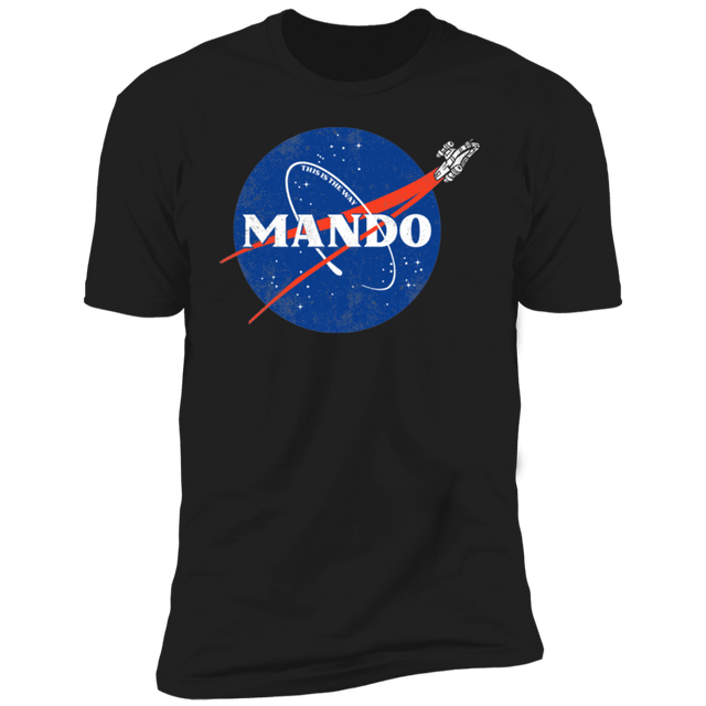 T-Shirts Black / X-Small Mando Men's Premium T-Shirt