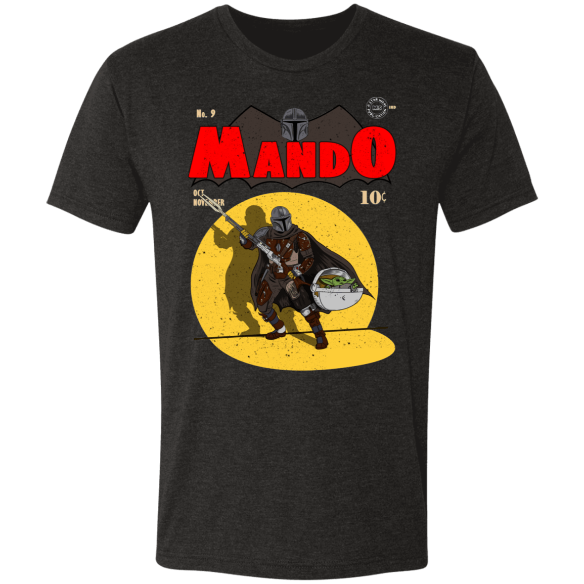 T-Shirts Vintage Black / S Mando Men's Triblend T-Shirt