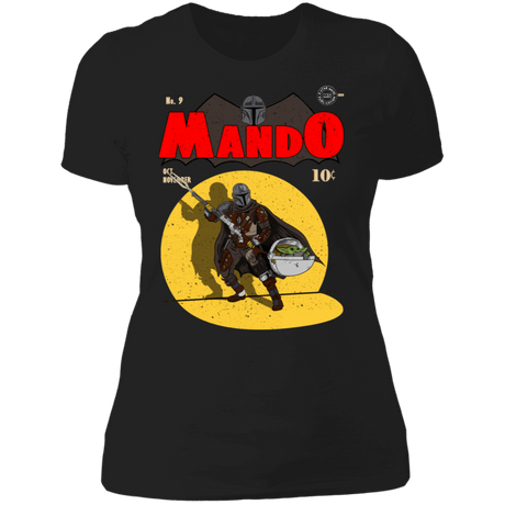 T-Shirts Black / X-Small Mando Women's Premium T-Shirt