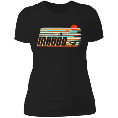 T-Shirts Black / X-Small Mando Women's Premium T-Shirt