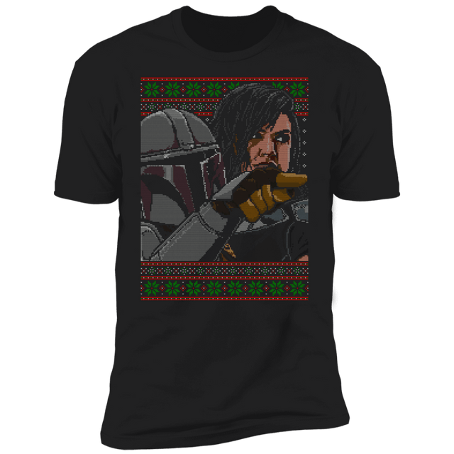 T-Shirts Black / X-Small Mando Yelling Meme Ugly Sweater Men's Premium T-Shirt