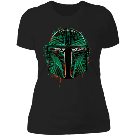 T-Shirts Black / X-Small Mandofett Women's Premium T-Shirt