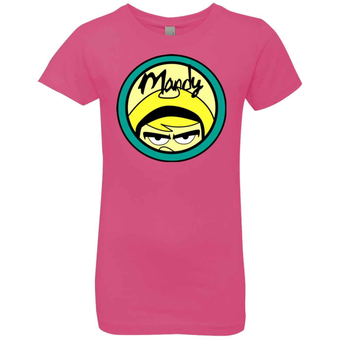 T-Shirts Hot Pink / YXS Mandy Girls Premium T-Shirt