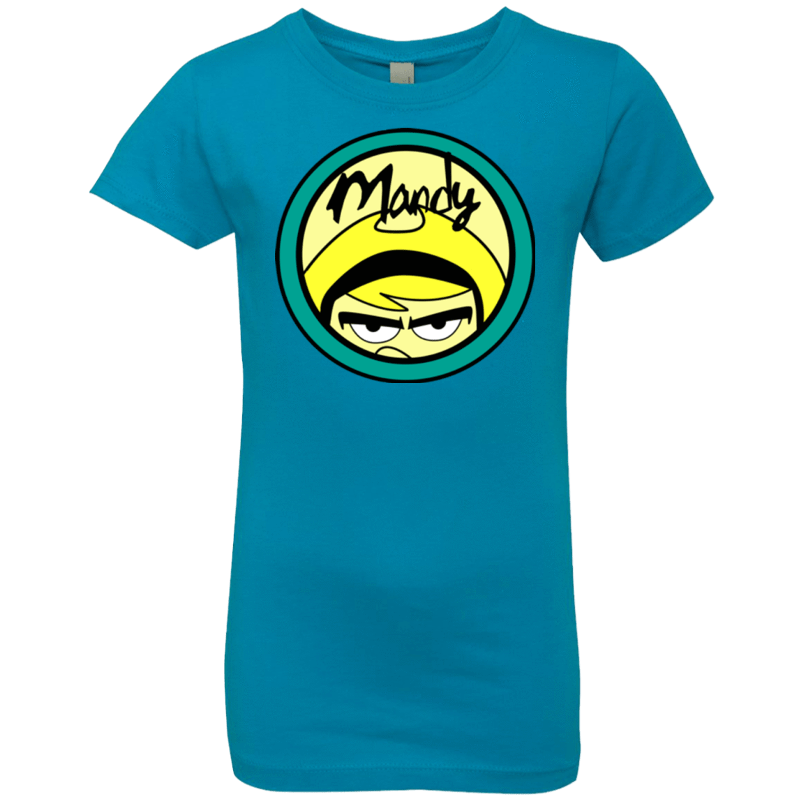 T-Shirts Turquoise / YXS Mandy Girls Premium T-Shirt