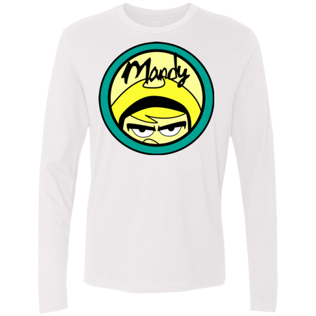 T-Shirts White / Small Mandy Men's Premium Long Sleeve