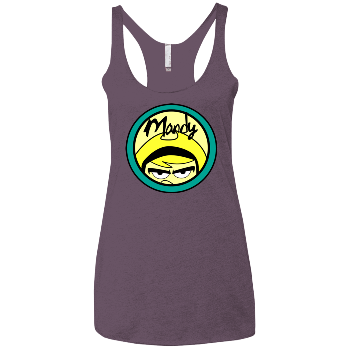 T-Shirts Vintage Purple / X-Small Mandy Women's Triblend Racerback Tank