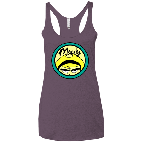 T-Shirts Vintage Purple / X-Small Mandy Women's Triblend Racerback Tank