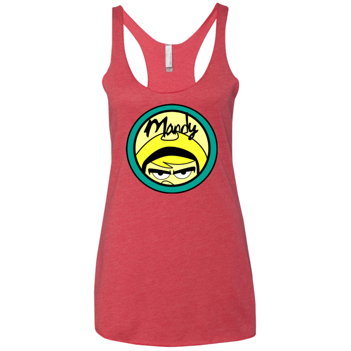T-Shirts Vintage Red / X-Small Mandy Women's Triblend Racerback Tank