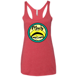T-Shirts Vintage Red / X-Small Mandy Women's Triblend Racerback Tank