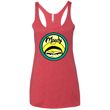 T-Shirts Vintage Red / X-Small Mandy Women's Triblend Racerback Tank