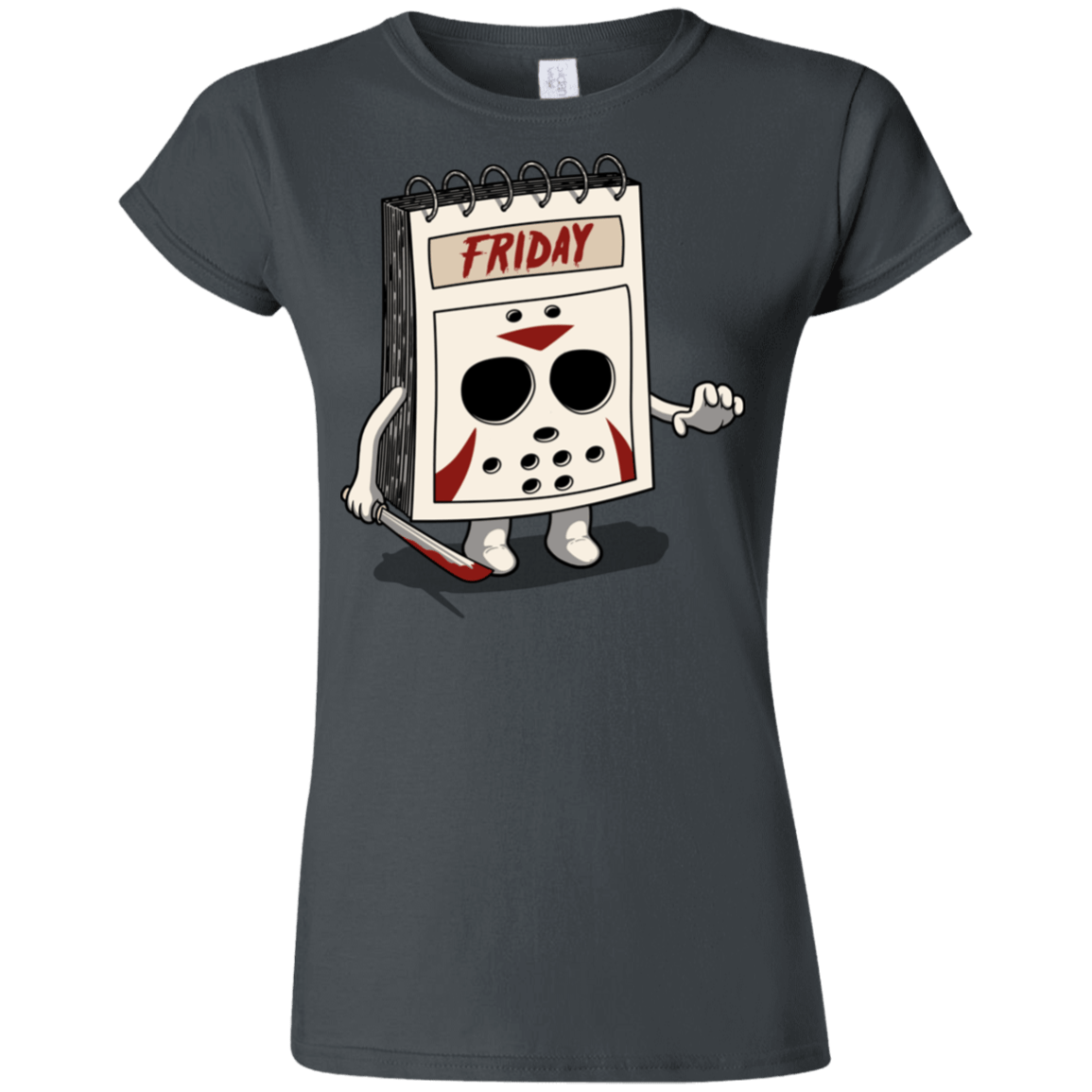 T-Shirts Charcoal / S Manic Friday Junior Slimmer-Fit T-Shirt