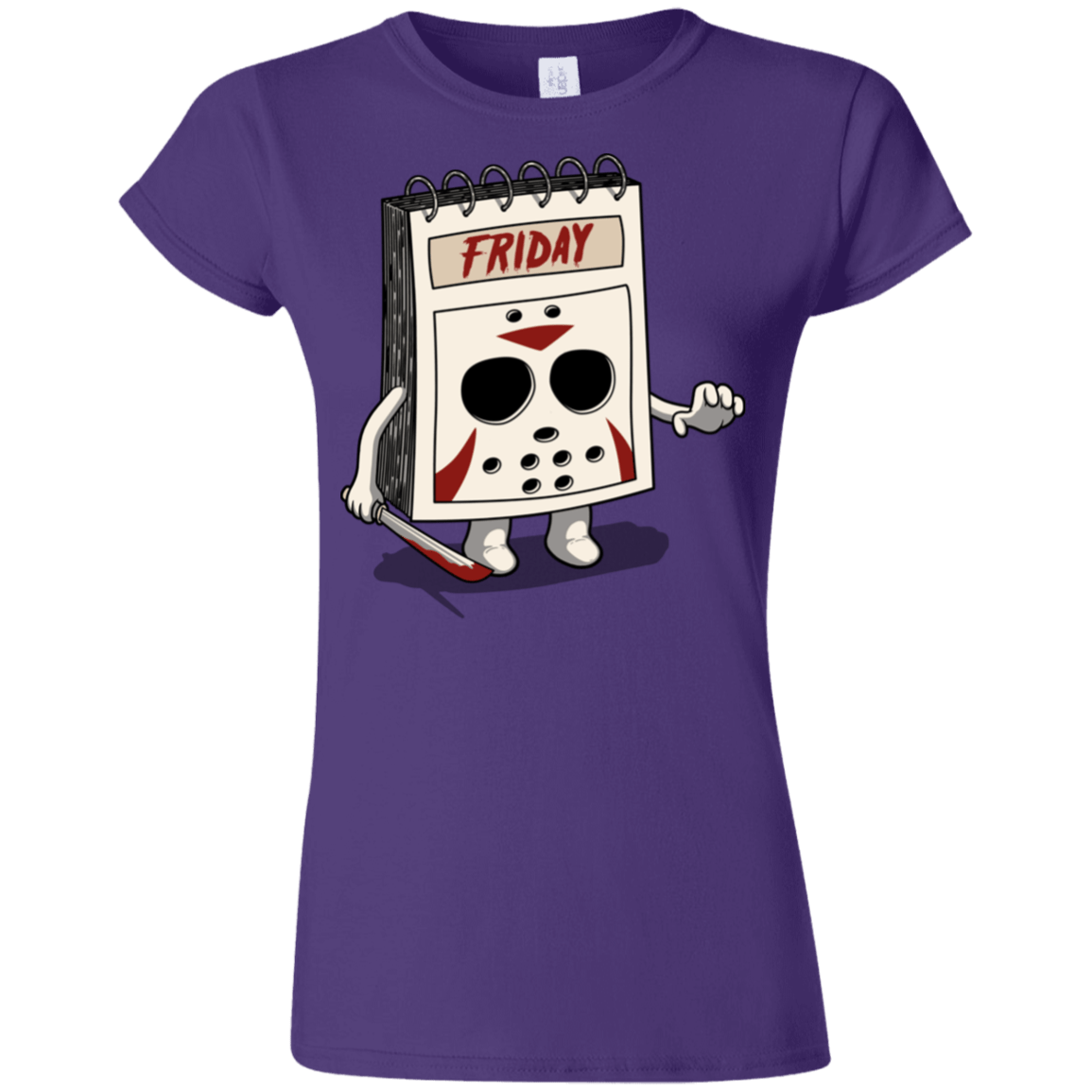 T-Shirts Purple / S Manic Friday Junior Slimmer-Fit T-Shirt