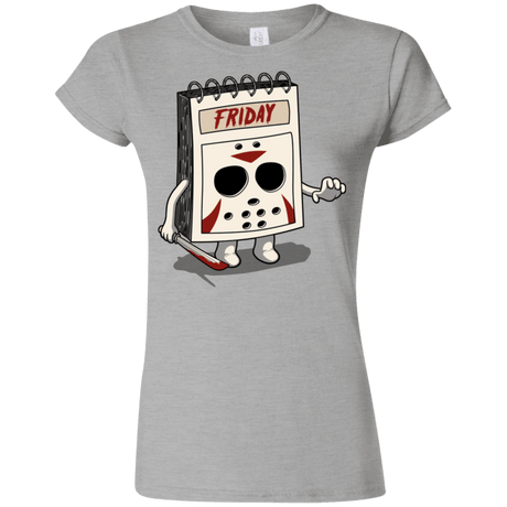 T-Shirts Sport Grey / S Manic Friday Junior Slimmer-Fit T-Shirt