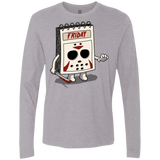 T-Shirts Heather Grey / S Manic Friday Men's Premium Long Sleeve