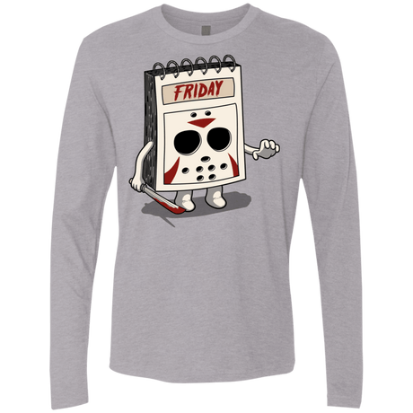 T-Shirts Heather Grey / S Manic Friday Men's Premium Long Sleeve