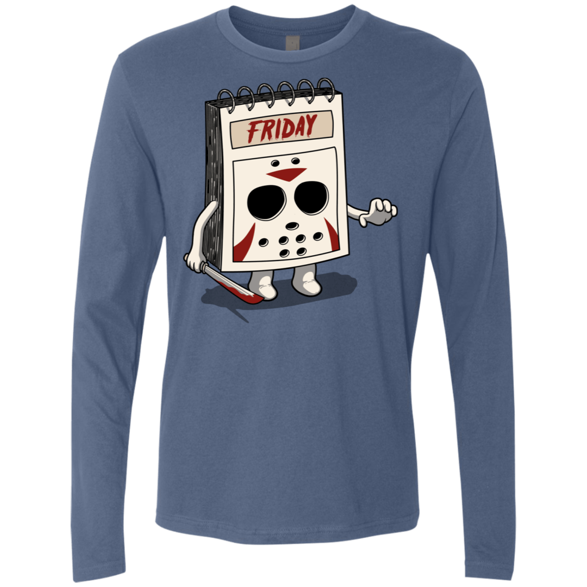 T-Shirts Indigo / S Manic Friday Men's Premium Long Sleeve