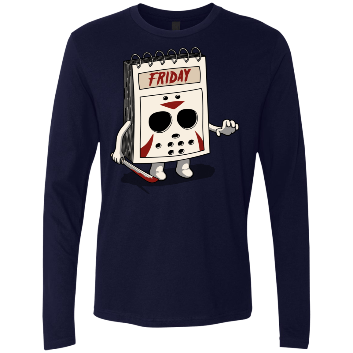 T-Shirts Midnight Navy / S Manic Friday Men's Premium Long Sleeve