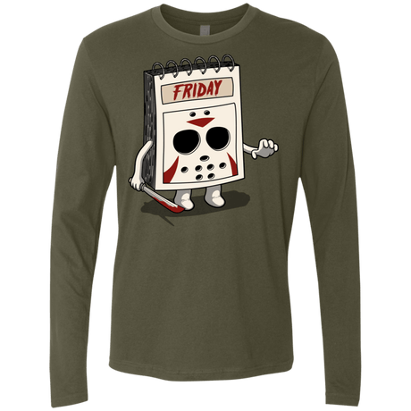 T-Shirts Military Green / S Manic Friday Men's Premium Long Sleeve