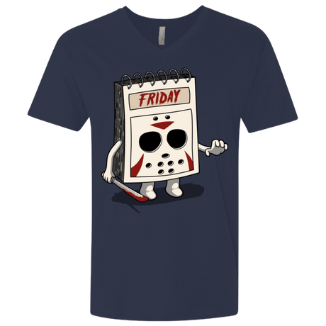 T-Shirts Midnight Navy / X-Small Manic Friday Men's Premium V-Neck