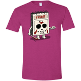 T-Shirts Antique Heliconia / S Manic Friday Men's Semi-Fitted Softstyle