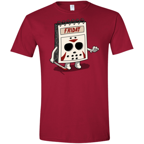 T-Shirts Cardinal Red / S Manic Friday Men's Semi-Fitted Softstyle