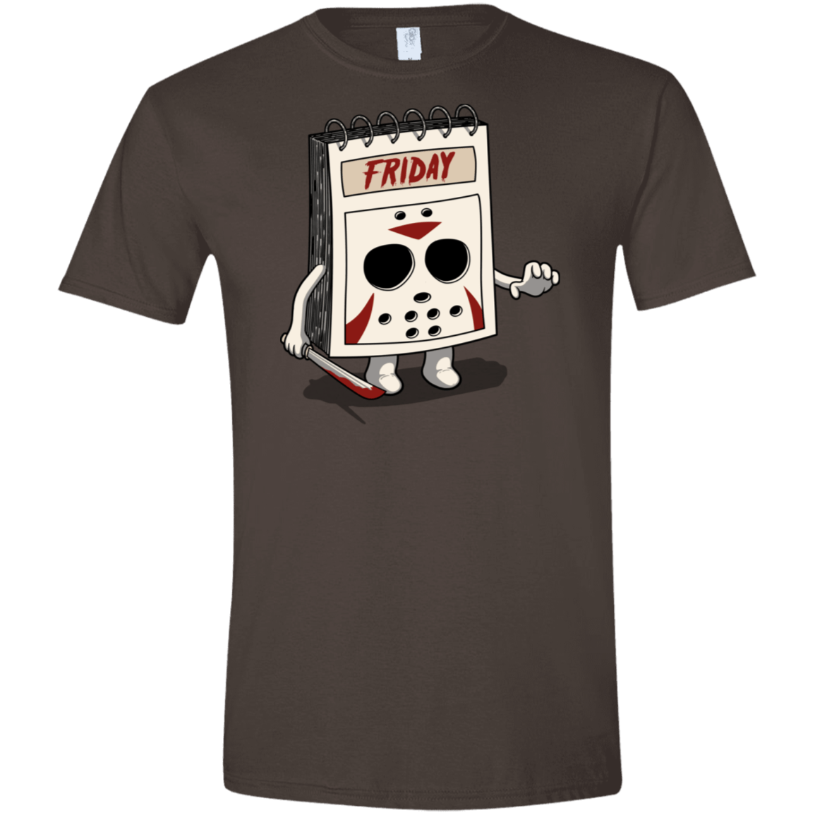 T-Shirts Dark Chocolate / S Manic Friday Men's Semi-Fitted Softstyle