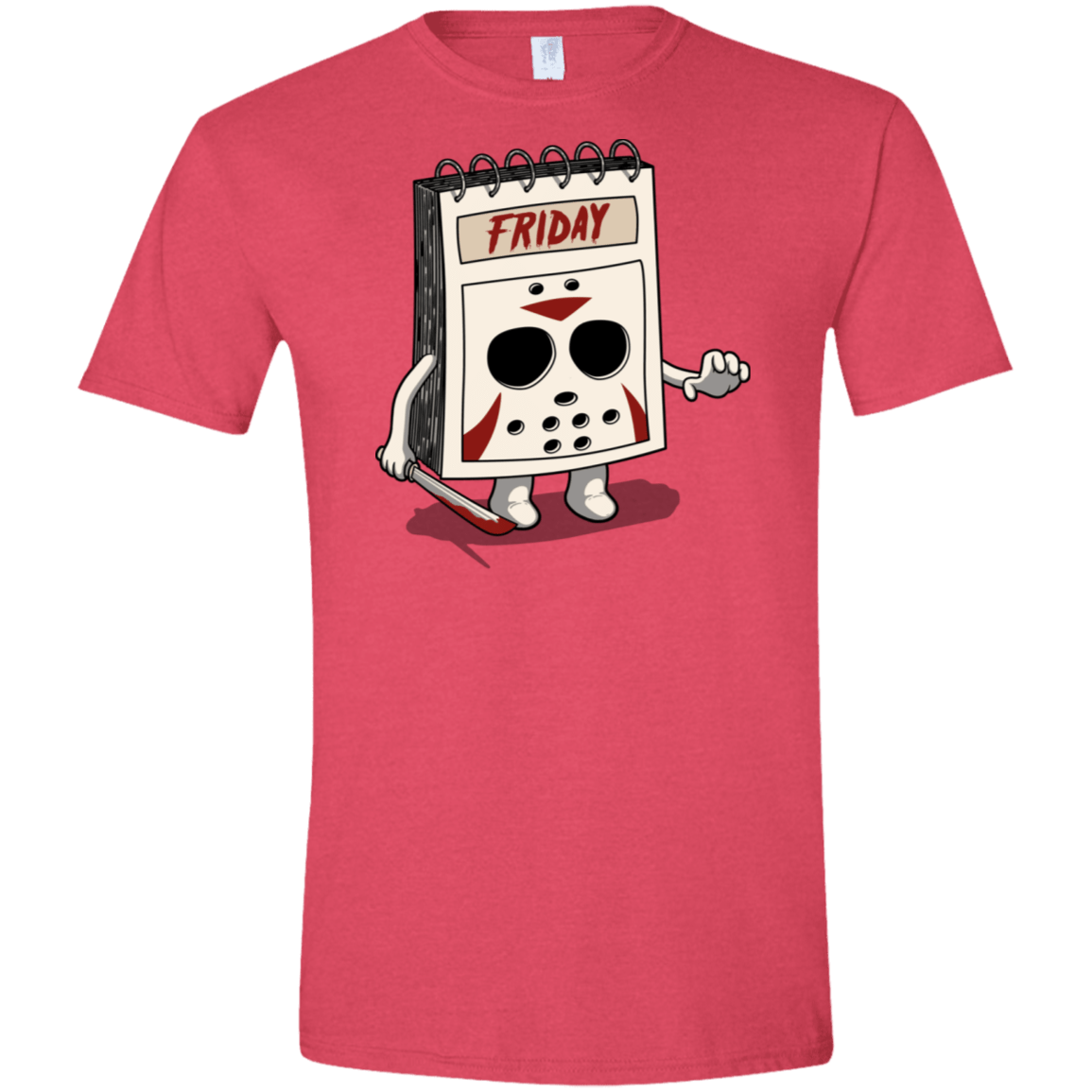 T-Shirts Heather Red / S Manic Friday Men's Semi-Fitted Softstyle