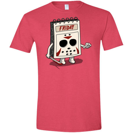 T-Shirts Heather Red / S Manic Friday Men's Semi-Fitted Softstyle