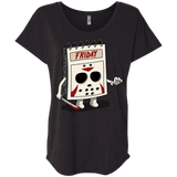 T-Shirts Vintage Black / X-Small Manic Friday Triblend Dolman Sleeve