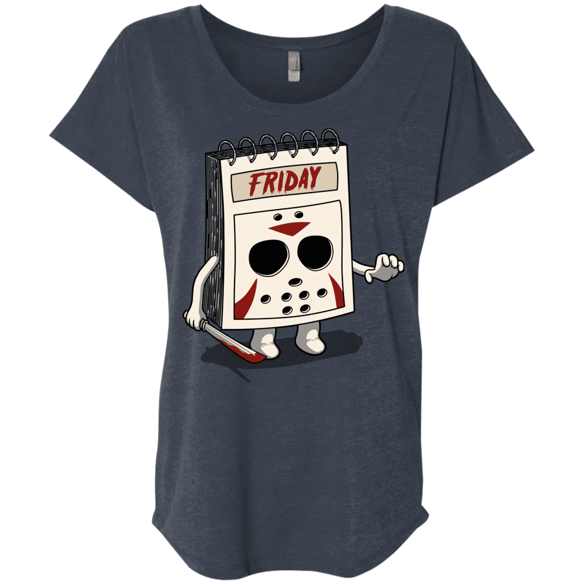 T-Shirts Vintage Navy / X-Small Manic Friday Triblend Dolman Sleeve