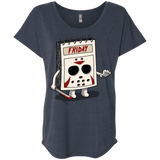 T-Shirts Vintage Navy / X-Small Manic Friday Triblend Dolman Sleeve