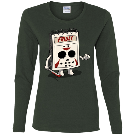 T-Shirts Forest / S Manic Friday Women's Long Sleeve T-Shirt