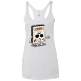 T-Shirts Heather White / X-Small Manic Friday Women's Triblend Racerback Tank