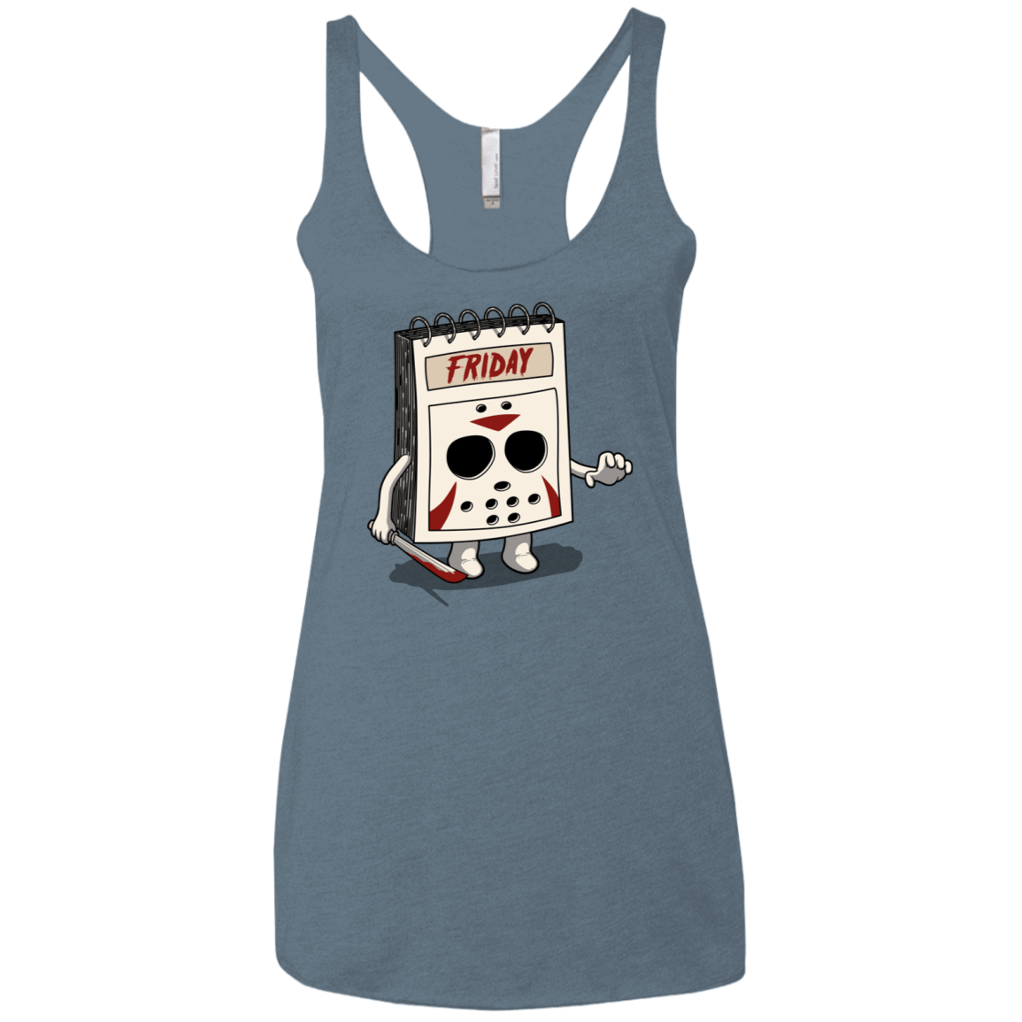 T-Shirts Indigo / X-Small Manic Friday Women's Triblend Racerback Tank