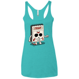 T-Shirts Tahiti Blue / X-Small Manic Friday Women's Triblend Racerback Tank