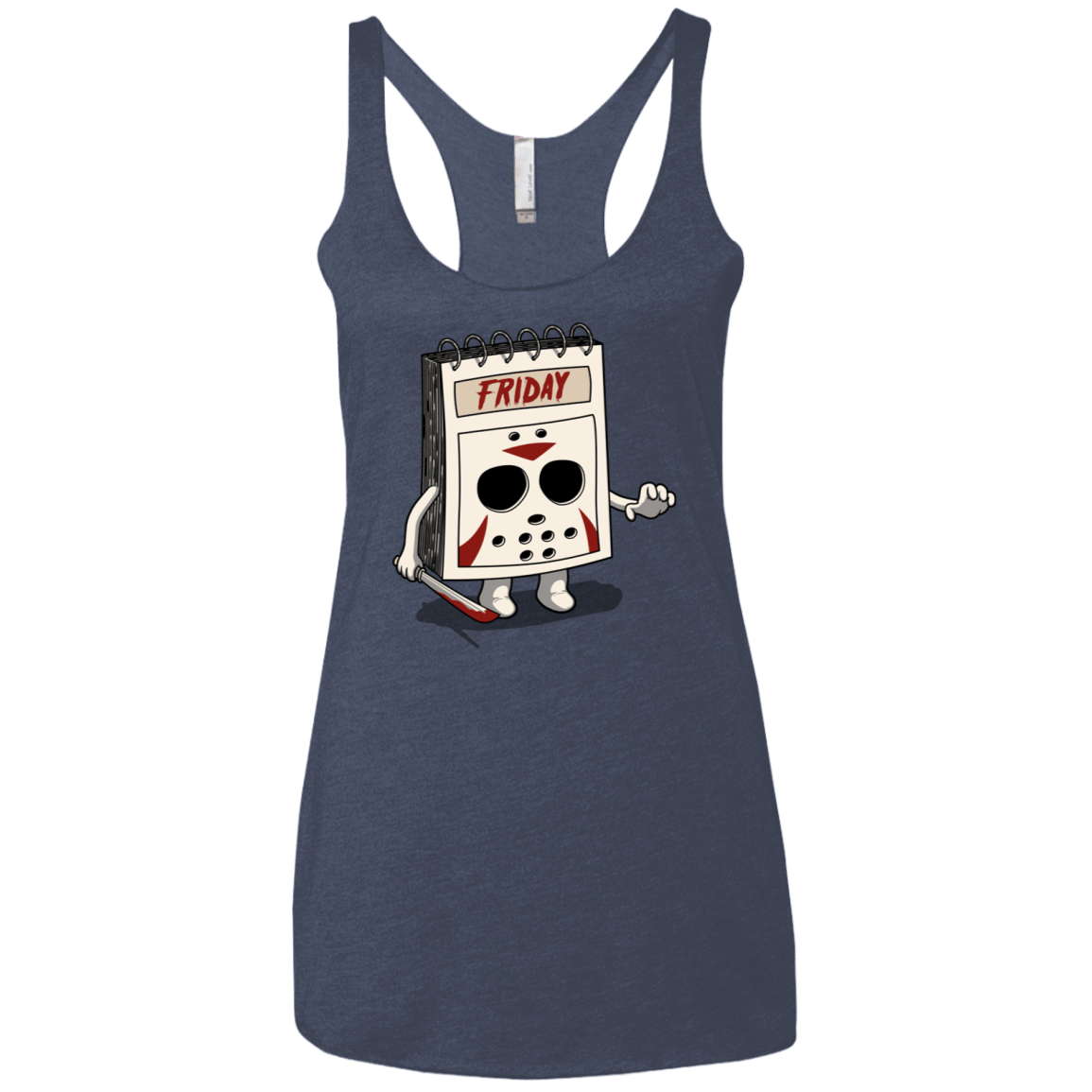 T-Shirts Vintage Navy / X-Small Manic Friday Women's Triblend Racerback Tank